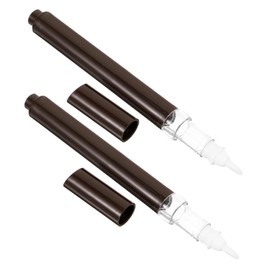 Mikinona 2pcs Dual Purpose Lip Gloss and Nail Oil Pen Window-Pressed Cosmetic Containers Brush Tip Applicator Teeth Whitening Pen