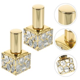 SCOLAND 2pcs Refillable Perfume Bottle Glass Empty Bottle Spray Perfume Bottle Small Bottles Spray Refillable Atomizer Scent Bottles