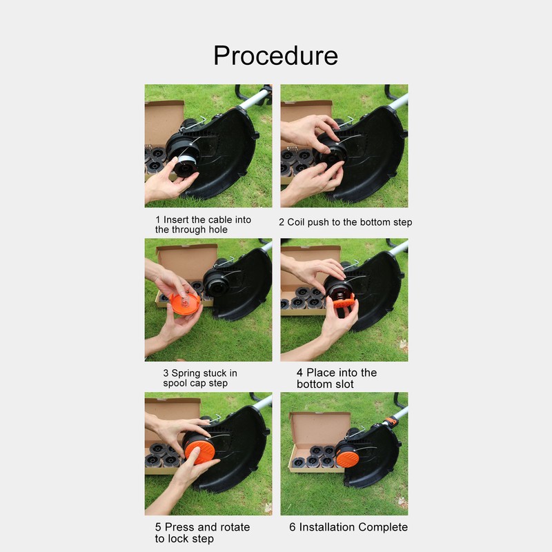 Trimmer Spool Line for RYOB Edger Spool String Trimmer Spool