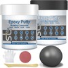 Grey Metal Epoxy Putty for Repair, 2 Part 16Oz Wood