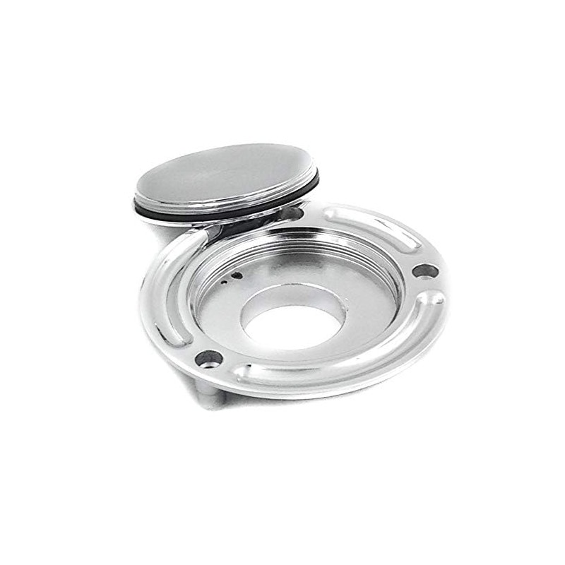 HTTMT MT249-059-CD Chrome Gas Cap Fueltank Compatible with Suzuki Gsx-R