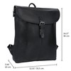 Gusti Kieran Leather Messenger Backpack with Zip and Buckle Anti-Theft