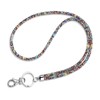 NINFEIQI Sparkly Lanyard, Bling Round Crystal Neck Strap Lanyard with