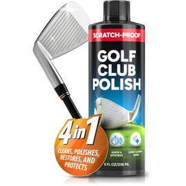FORTIVO Golf Club Polish - Golf Club Head and Groove Cleaner, Rust Remover for Metal, Zinc, Aluminum, Steel, Easy to Use Club Cleaner, Instant Rust, Scuff and Stain Remover - 8oz