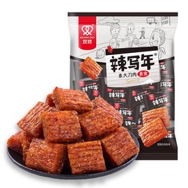 Phuumy 8.82oz Spicy Snacks Big Knife Meat Is Soft And Chewy Latiao Asian Snacks Latio Spicy Strips Chinese Vegetarian latiao Perfect for Vegetarians and Spice Lovers Alike