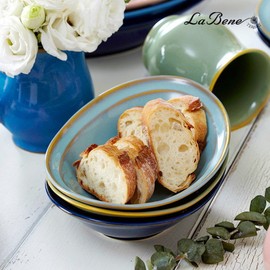 Lavene oval mini salad bowl 1+1 (total 2p), cobalt blueCobalt blue_Coral blueCoral blue / 라베느  타원형 미니 샐러드볼 1+1 (총2p), 코발트 블루코발트 블루_코랄 블루코랄 블루