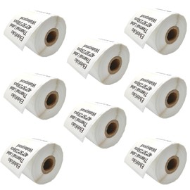 8Rolls M110 Thermal Labels for M221/M220/M120/M200 Label Papers 1.57"x1.18"(40x30mm),230 Labels/Roll Waterproof Sticker P50 Label Maker 40 * 30