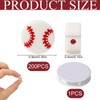 200 Pcs Baseball Soft Clay Bead Kit – Sports Spacer
