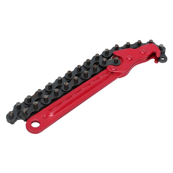 Oil Filter Wrench, Adjustable Universal Aluminium Alloy Chain Oil Filter