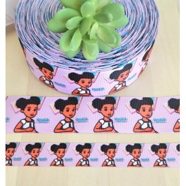 Unbranded 7/8, 1.5 & 3" (1 YD) Gracie's Corner Grosgrain Ribbon Gracie Character Ribbon - 3"