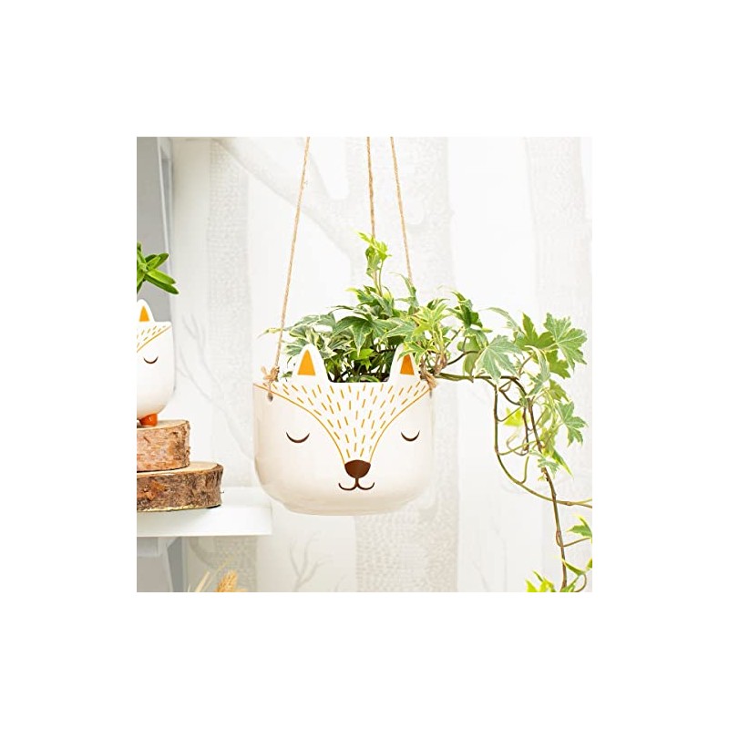 Sass & Belle Woodland Fox Hanging Planter