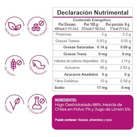 BOWL BAR  Higo Enchilado 100 natural, vegano, sin azcar aadida, sin gluten y sin conservadores. 150gr                                                 