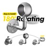 Stair Handrail Kit,4FT Heavy Duty Wall Mounted Railing System 304