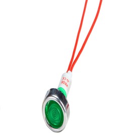 230V AC LED Power Indicators 10mm Indicator Light K01A Warning Light Waterproof Signal Indicator Lamp Green