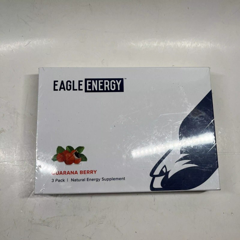 Eagle Energy 3 Pack Natural Caffeine Energy Supplement Inhaler Guarana