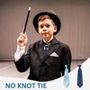 IDNVFY 2 small children's tie, short elastic tie, performance costume