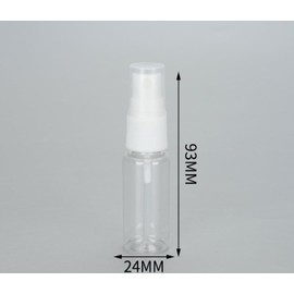 4 Stück kleine Sprühflasche 20 ml – Mini-Sprühflaschen-Set mit feinem Sprühnebel & auslaufsicheren Klappverschlüssen | kristallklare PET-Reiseflaschen für Toilettenartikel, Hautpflege