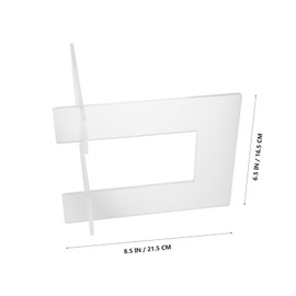 jojofuny Durable Acrylic Transparent Parking Holder for Balance Bicycles and Scooters Easy Installation Kickstand Support for