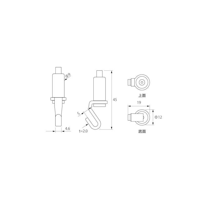 Fukui Metal Crafts Power Wire Free Diameter 0.05 inch (1.2