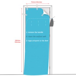 Golden 1920s Gatsby Theme Party Door Cover 72 x 30 Inches - Photo Booth Grab a Prop and Strike a Pose