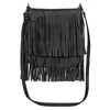 Mabel London Womens Tassel Handbag - Fringe Design Bag -