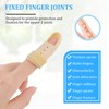 Pack of 5 Finger Splint + 5 Finger Protectors, Elastic