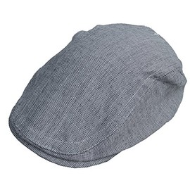 Cool4 Baumgart Children's Summer Linen Flat Cap Flat Cap Gatsby Cap A14, beige / black