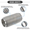 X AUTOHAUX Car Exhaust Flexible Pipe, 76x203mm 2.99"x7.99" Exhaust Flex