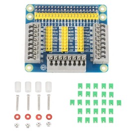 RedTagCanada For GPIO Expansion Board Raspberry Pi Shield for Arduino for Raspberry PI 4B/3B GPIO Extension Board Multi-Function with Screw Accessories for Raspberry Pi 3/2 DIY Kit w/40 pins F/F cable