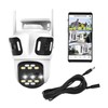 STONVUE 9MP Three Lens Wireless Outdoor Security Camera, 360° Pan/Tilt,