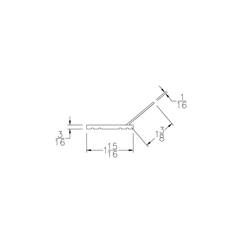 Garage Door Side and Top Weather Stripping (Black, 8' Wide
