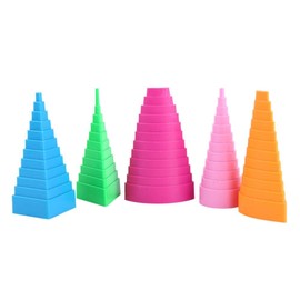 Quilling Borders Mixed Color 5 Shapes Towers Quilling Tools Kit DIY Quilled Creation for Home Office Decoration