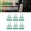 19mm 80pcs Binder Clips Strong Clamping Force Metal Hollow Tail