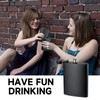 2 Pack Hip Flasks for Liquor, 8 Oz & 12