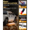 LUMENIX 70 Inch Emergency Running Board Rigid Strobe Lights Strip