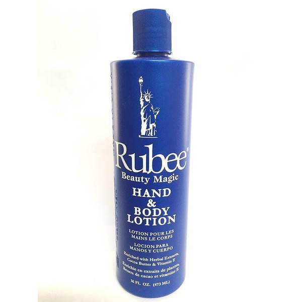 RUBEE Hand and Body Lotion, 16 Ounce (SG_B0711KSRGM_US)