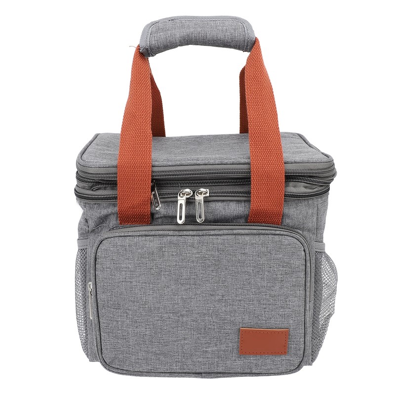 Insulated Lunch Bag 2 Layer Leakproof 14L Large Capacity Handheld