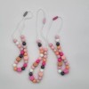 Handmade Breastfeeding necklace Silicone Beads for nursing mothers.