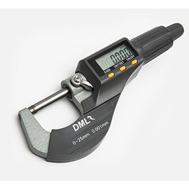 DML 0-25mm Digital Micrometer External Electronic Gauge 12 Months Warranty