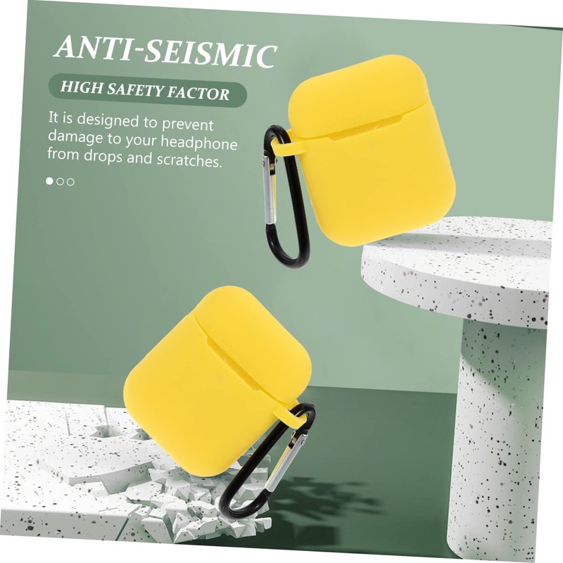 jojofuny 2pcs Earbud Protective Cover for and Scratch-Resistant Headphone Holder