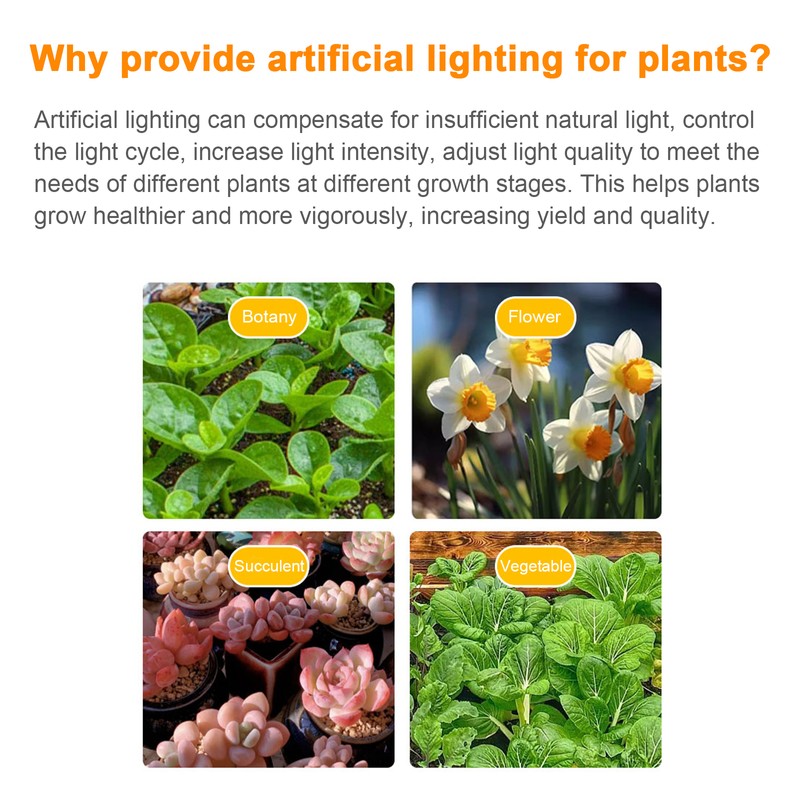 LED Growth Light Strips for Indoor Plants Pink-purple LEDs Grow