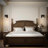 Rayogale Battery Operated Wall Sconce Set of 2, Black Rechargeable