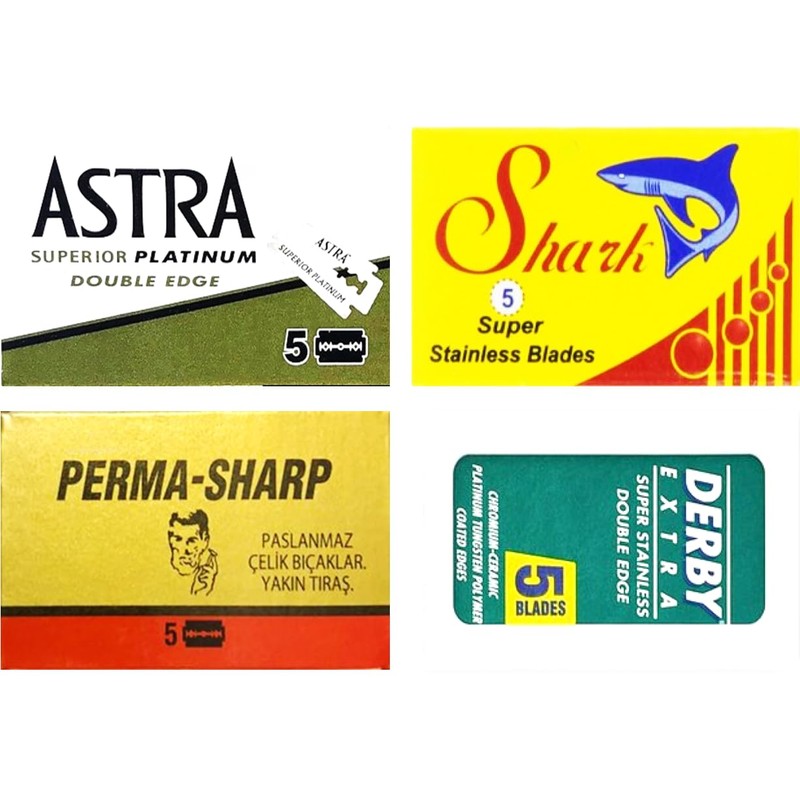 Razor Blades Astra, Derby, Voskhod, Shark