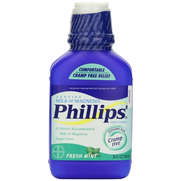Phillips' Fresh Mint Milk of Magnesia Liquid, 2 Count
