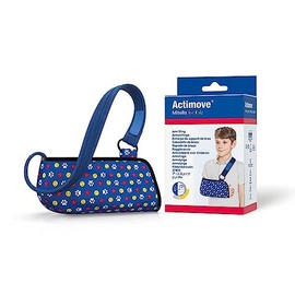 Actimove Mitella Kids Arm Sling Shoulder Brace | Medical Arm Sling Shoulder Immobilizer for Broken, Dislocated, Fracture or Strain Injury Support, Right & Left Arm | Blue