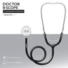 AIESI® Doctor B-Scope Double Head Professional Stethoscope for Adults Black