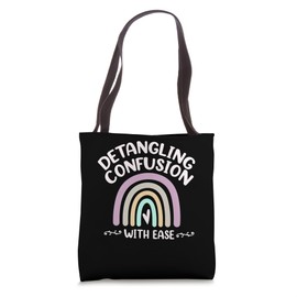 Detangling Confusion With Ease School Staff Tote Bag
