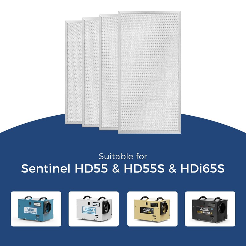 AlorAir MERV-8 Filter Replacement Set for Basement Dehumidifiers Sentinel HD55,Sentinel