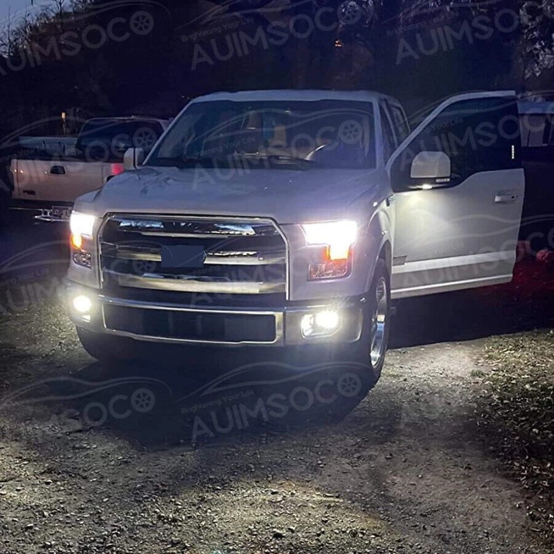AUIMSOCO 9006 LED Lamps Combo Bulbs 6500K High Low Beam