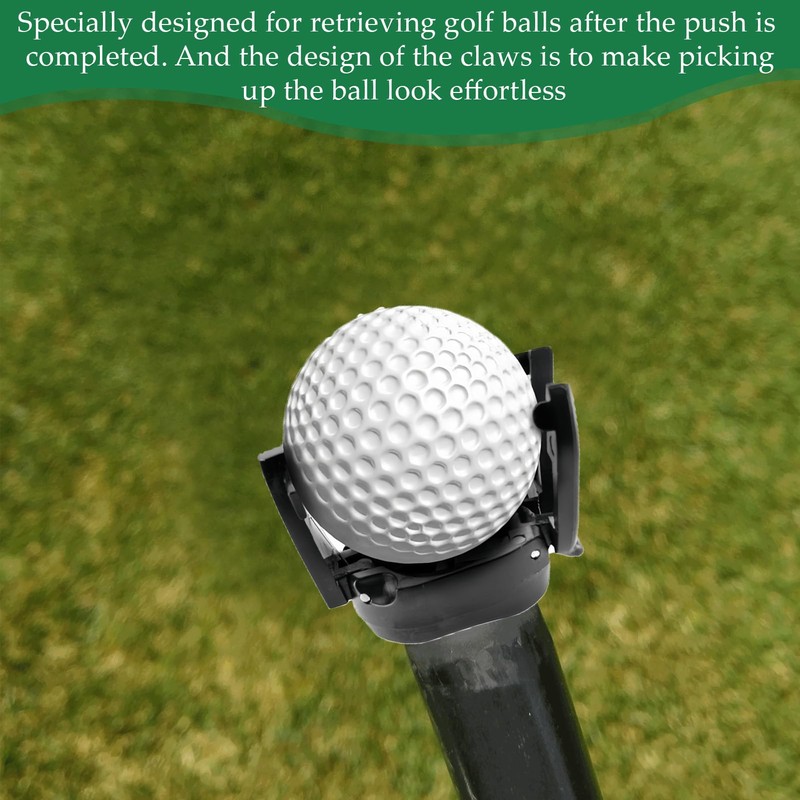 3 PCS Golf Ball Retriever, Golf Ball Picker Upper,Black Golf